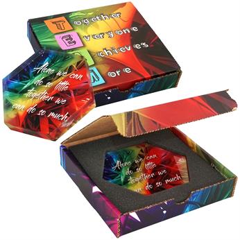 CPP-4804 - Hexagon Acrylic in Full Color Box