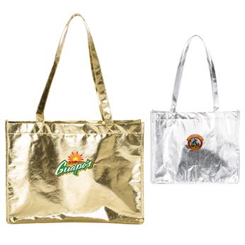 CPP-6231 - Full Color Metallic Large Tote