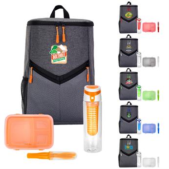 CPP-6498 - Victory Lunch & Drink To Go Backpack Set