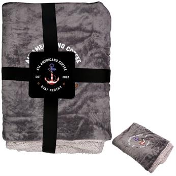 CPP-6928 - Gift Wrapped Sherpa Fleece Blanket