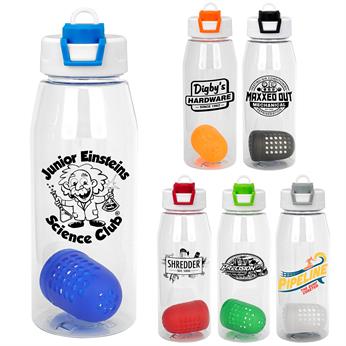 CPP-7026 - Two Tone Pop Up 32 Oz.  Bottle With Floating Infuser