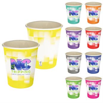 CPP-7212 - 5 oz. Full Color Shaded Checkers Paper Cup