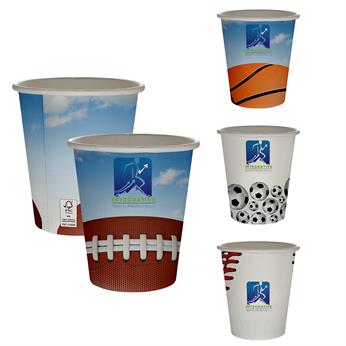 CPP-7252 - 10 oz. Full Color Sporty Paper Cup