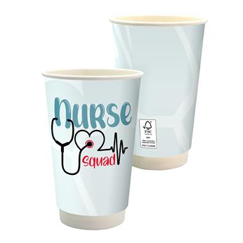 CPP-7273 - 16 oz. Healthcare Full Color Paper Cup