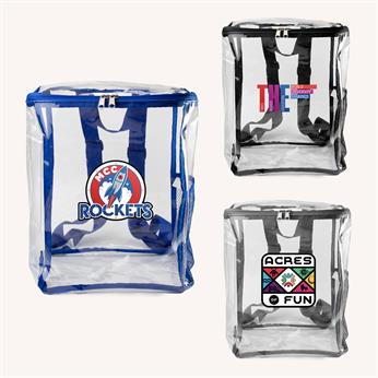 CPP-7391 - Clear Zipped Backpack