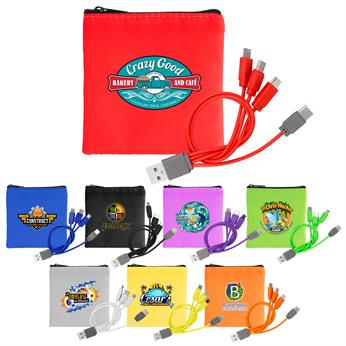 CPP-7411 - Colorful RPET Cable Pouch