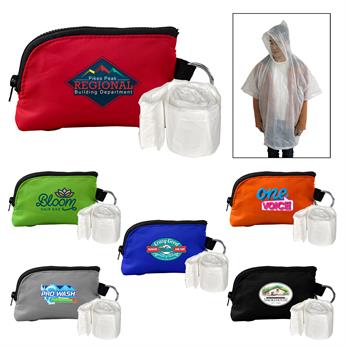 CPP-7418 - RPET Zip Around Poncho Pouch