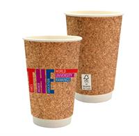 CPP-6843 - 16 oz. Full Color Cork Pattern Paper Cup