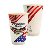 CPP-6844 - 16 oz. Full Color Patriotic Paper Cup