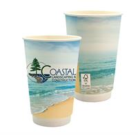 CPP-6846 - 16 oz. Full Color Seaside Paper Cup