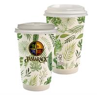 CPP-6910 - 16 oz. Full Color Earth Paper Cup With Lid