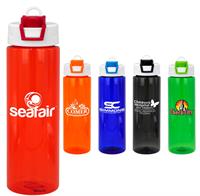 Two Tone Pop Up 24 Oz. Colorful  Bottle