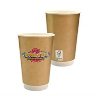 CPP-7205 - 16 oz. Full Color Dusky Paper Cup