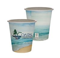 CPP-7217 - 10 oz. Full Color Seaside Paper Cup