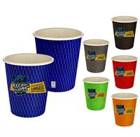 5 oz. Full Color Wave Paper Cup