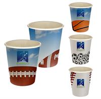 CPP-7227 - 5 oz. Full Color Sporty Paper Cup