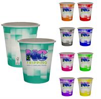 CPP-7229 - 10 oz. Full Color Shaded Checkers Paper Cup