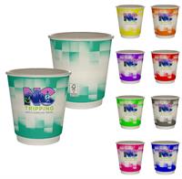 CPP-7231 - 10 oz. Full Color Shaded Checkers Insulated Paper Cup