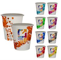 CPP-7239 - 10 oz. Full Color Floating Cubes Paper Cup
