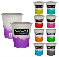 CPP-7260 - 10 oz. Full Color Turbulent Waves Paper Cup