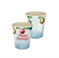 CPP-7285 - 5 oz. Holiday Full Color Paper Cup