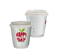 CPP-7292 - 10 oz. Full Color Teacher Insulated Paper Cup With Lid