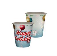 CPP-7293 - 10 oz. Holiday Full Color Paper Cup