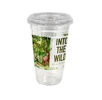 CPP-7326 - 24 oz. Full Color Plastic Cup With Sip Top